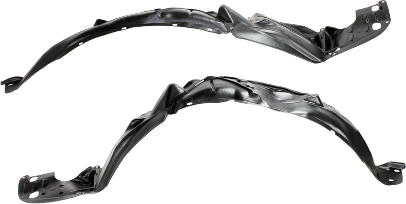 Front Fender Liner Pair/Set for Honda Accord (1998-2002), Right (Passenger) and Left (Driver) Replacement