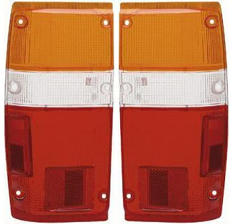 Tail Light Lens Pair/Set for Toyota 4Runner 1984-1989, Right (Passenger) and Left (Driver) Replacement