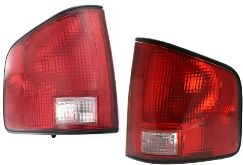 Tail Light for 2001 Chevrolet Sonoma, Right (Passenger) and Left (Driver), Lens and Housing, Replacement Set