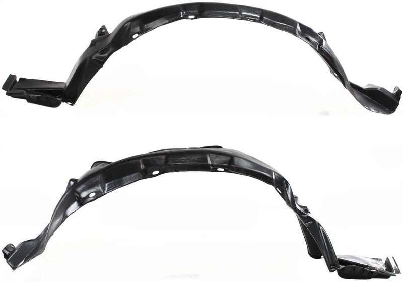 Front Fender Liner Pair/Set for 1990-1993 Honda Accord, Right (Passenger) and Left (Driver) Side Replacement