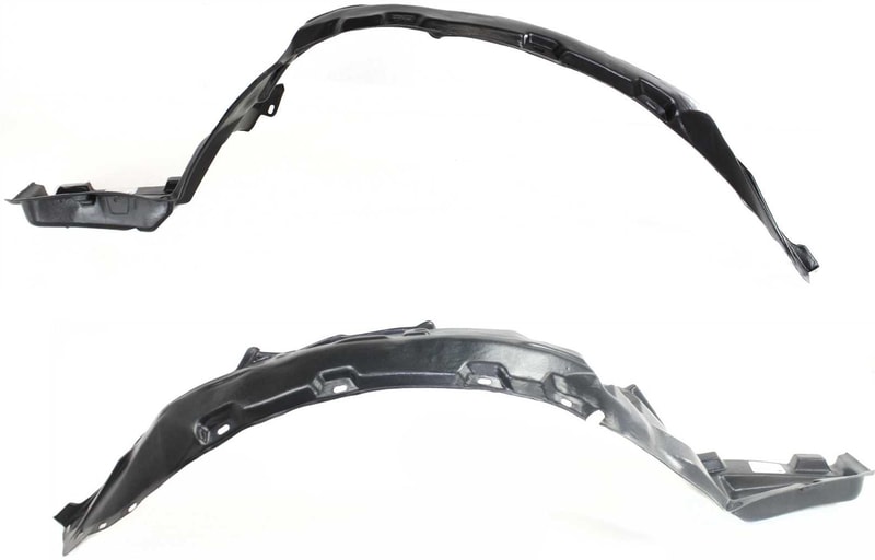 Front Fender Liner Pair/Set for 1994-1997 Honda Accord, Right (Passenger) and Left (Driver) Sides, Replacement