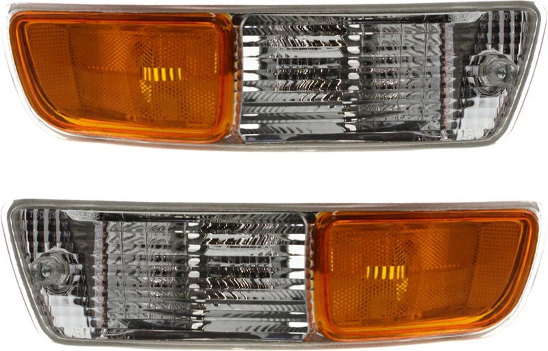 Corner Light Pair/Set for Toyota RAV4 1998- (Right Passenger and Left Driver), Lens and Housing, Pair/Set of 2 Replacement