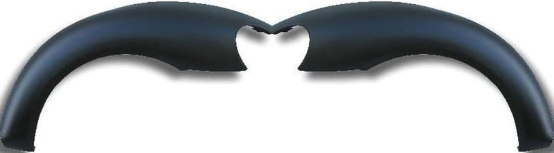 Front Fender Pair/Set for Volkswagen Beetle 1998-2003, Right (Passenger) and Left (Driver), Primed (Ready to Paint), Replacement