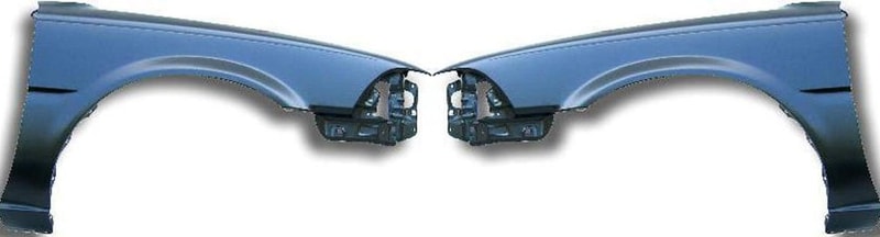 Front Fender Pair/Set for 1988-1992 Corolla Sedan/Wagon, FWD, Right (Passenger) and Left (Driver) Sides, Toyota, Primed (Ready to Paint), Replacement