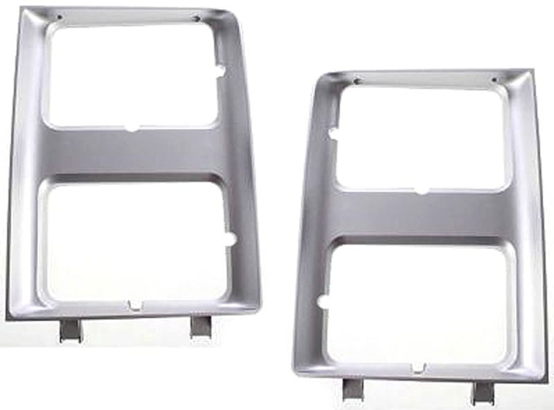 Headlight Door Pair/Set for 1985-1988 Chevrolet Suburban w/ Dual Headlights, Right (Passenger) and Left (Driver), CAPA-Certified Replacement