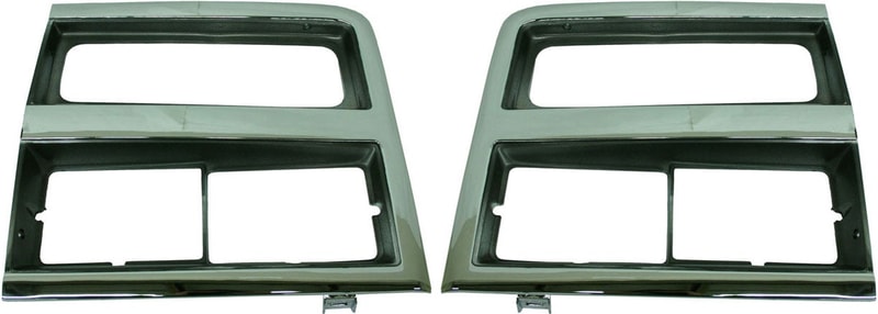 Headlight Door Pair/Set for 1989 Chevrolet R2500, 1989-1991 R3500, Right (Passenger) and Left (Driver) Replacement