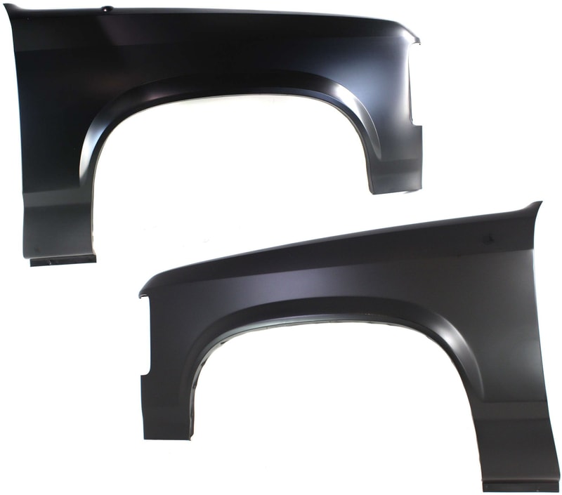 Front Fender Pair/Set for 1987-1996 Dakota, Right (Passenger) and Left (Driver), Primed (Ready to Paint) Replacement