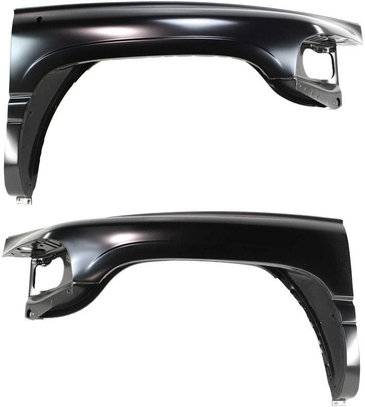 Front Fender Pair/Set for Dodge Ram 1500 (1994-2001)/2500/3500 (1994-2002), Right (Passenger) and Left (Driver), Primed (Ready to Paint) Replacement
