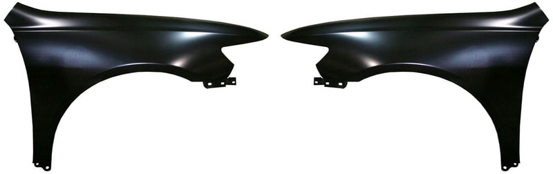 Front Fender Pair/Set for 2004-2008 TSX, Right (Passenger) and Left (Driver), Primed (Ready to Paint), Replacement