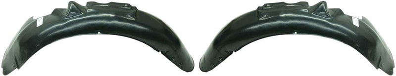 Front Fender Liner Replacement Pair/Set for Audi A4 2003-2006, Right (Passenger) and Left (Driver), Rear Section, Convertible