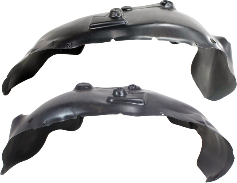 Front Fender Liner Pair/Set for Dodge Full Size Pickup 2003-2009, Right (Passenger) and Left (Driver) Replacement, Compatible with 1500 (2005-2008) and 2500 (2005-2009) Models