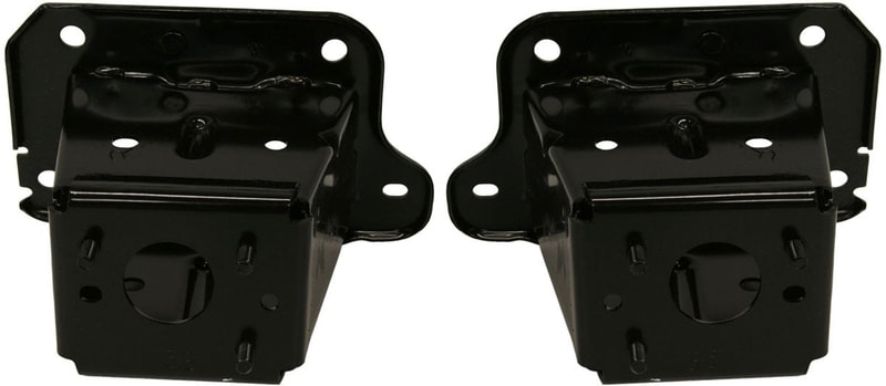 Pair/Set - Front Bumper Bracket for Nissan Maxima 2009-2014, Right (Passenger) and Left (Driver), Stay Mounting, Steel Replacement Set