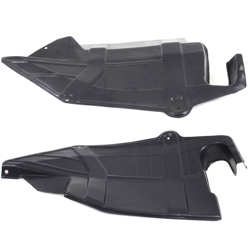 Engine Splash Shield Pair/Set for Nissan Quest/Villager 1993-2002, Under Cover, Right (Passenger) And Left (Driver) Replacement