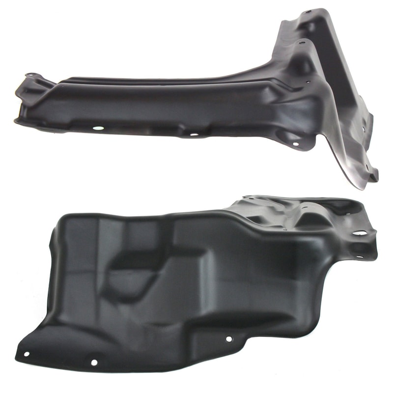 Engine Splash Shield Pair/Set for Toyota Matrix 2009-2014, Right (Passenger) and Left (Driver) Replacement