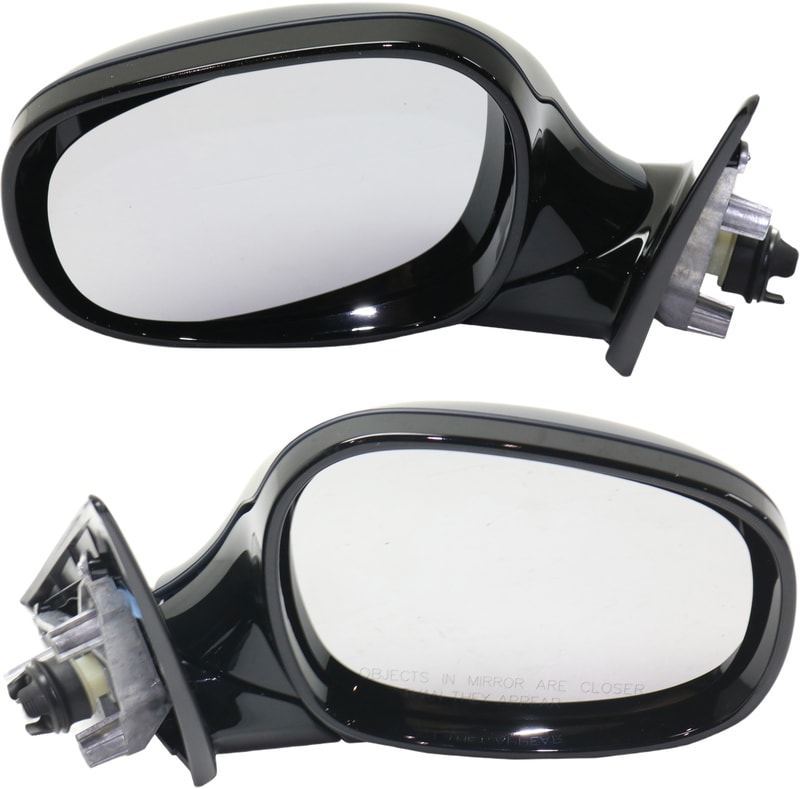 Power Heated Manual Folding Mirror Pair/Set for BMW 328I Wagon 2009-2012, Right (Passenger) and Left (Driver), Paintable, without Memory or Blue Glass, with Shadow Lane, Replacement