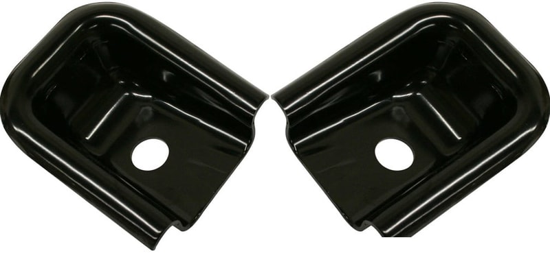 Front Bumper Bracket Pair/Set for Chevrolet Silverado Pickup 2007-2019 / Tahoe 2007-2020, Front Body Mounting, Right (Passenger) and Left (Driver), Excludes 2007 Classic Model, Replacement