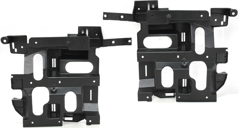Headlight Bracket Pair/Set for Chevrolet Avalanche 2002-2006 / Silverado 2003-2006, Right (Passenger) and Left (Driver) Support, Includes 2007 Classic, Replacement
