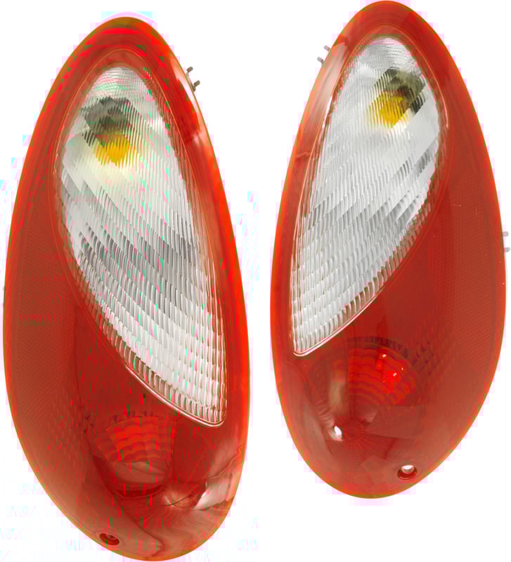 Tail Light Assembly Pair/Set for Chrysler PT Cruiser 2006-2010, Right (Passenger) and Left (Driver) Replacement