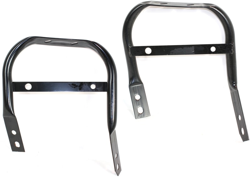 Front Bumper Bracket Outer Pair/Set for Dodge Ram Full Size Pickup 1997-2002, Right (Passenger) and Left (Driver), Old Body Style, Replacement