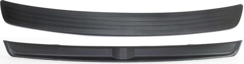 Front Bumper Filler and Pad Set for Dodge Full Size Pickup 2006-2009, 1-Piece Inner Filler, Black, Without Tow Hook, Replacement