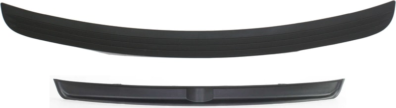 Front Bumper Filler and Pad Set for 2003-2005 Dodge Full Size Pickup, 1-Piece Inner Filler, Black, without Tow Hook, Replacement