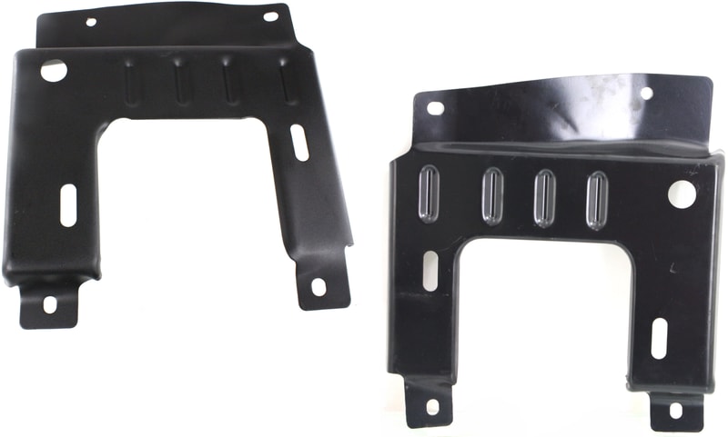 Front Bumper Bracket Plate Mounting Pair/Set for Ford F-150 2004-2006, Right (Passenger) and Left (Driver) Replacement