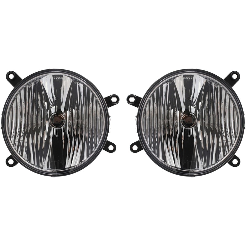 Fog Light Assembly for 2005-2009 Ford Mustang GT Model, Right (Passenger) and Left (Driver), Halogen, Replacement Pair/Set