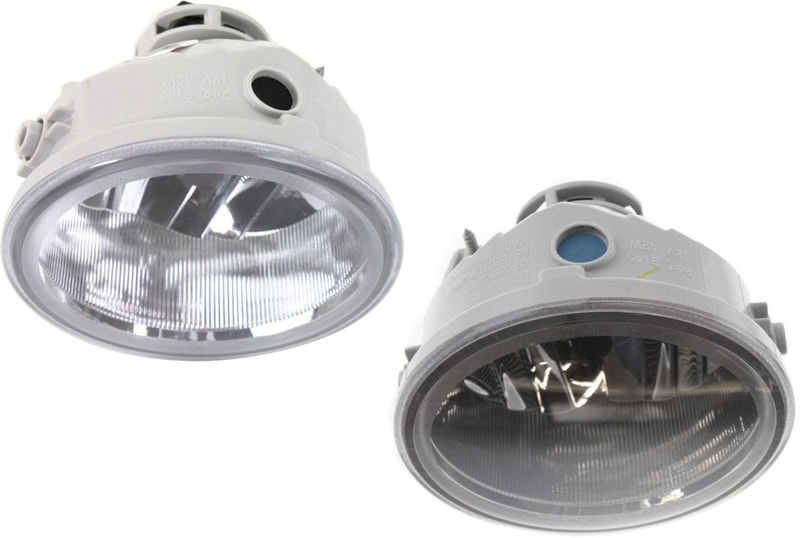 Front Fog Light Assembly for Ford F-150 2006-2010, Lincoln Mark LT 2006-2008, Right (Passenger) and Left (Driver), w/ Clear Trim, Replacement Pair/Set