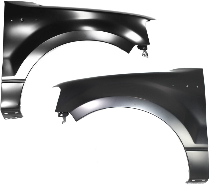 Front Fender Replacement Pair/Set for Ford F-150 2004-2006, Right (Passenger) and Left (Driver), Primed (Ready to Paint)