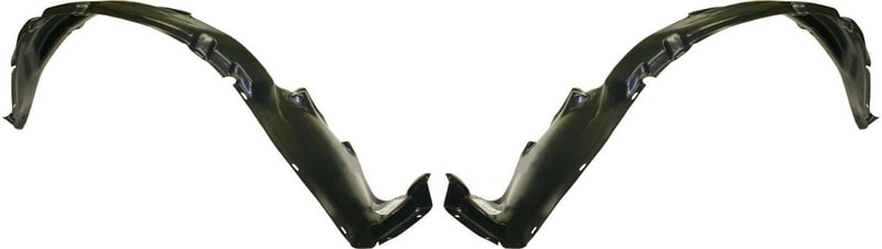 Front Fender Liner Pair/Set for 2005-2007 Ford Escape/Mariner, Right (Passenger) and Left (Driver) Side Replacement