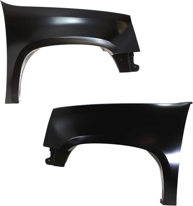 Front Fender Pair/Set for 2007-2014 Yukon, Right (Passenger) and Left (Driver), Primed (Ready to Paint) - Quality Replacement Parts