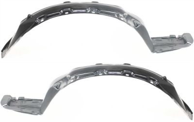 Front Fender Liner Pair/Set for Honda Prelude 1992-1996, Right (Passenger) and Left (Driver) Side Replacement
