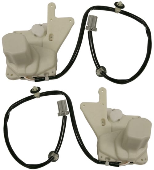 Door Latch Actuator Pair/Set for Honda Accord 1994-1997, Front, Right (Passenger) and Left (Driver), Sedan/Wagon, Replacement