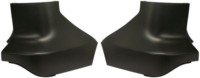 Rear Bumper End Right (Passenger) and Left (Driver) Side Cover Pair/Set for Honda CR-V 2007-2009, Primed (Ready to Paint) Replacement