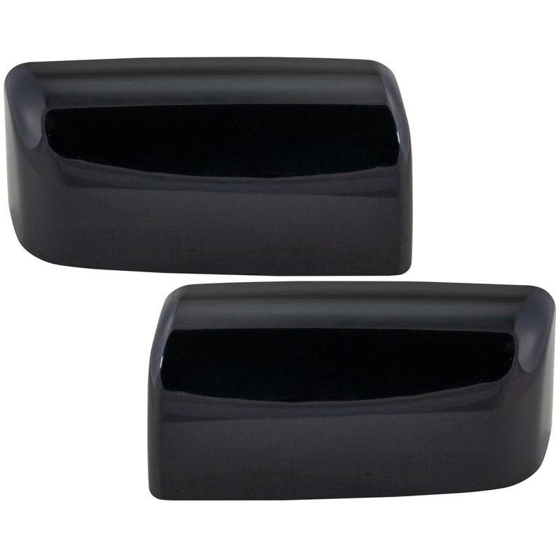 Mirror Cover Pair/Set for Ford F-150 2007-2014, Right (Passenger) and Left (Driver), Towing, without Signal Light, Paint to Match, Replacement