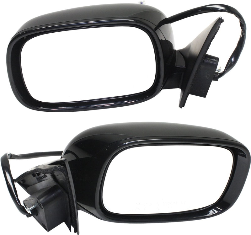 Power Folding Mirror Pair/Set for Lexus LS430 2001-2006, Right (Passenger) and Left (Driver), Heated, Paintable, with Memory and Puddle Light, Replacement