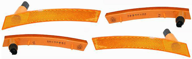 Front Side Marker Light Assembly for 2002-2008 Cooper, Right (Passenger) and Left (Driver) Replacement Pair/Set