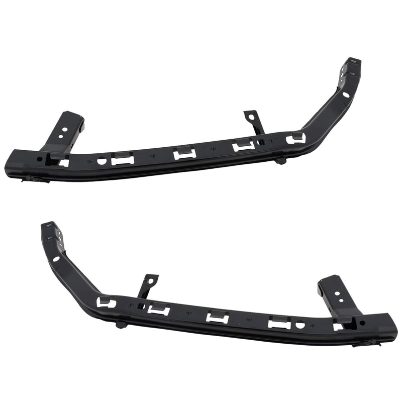 Upper Front Bumper Retainer Support Pair/Set for Acura TLX 2015-2017, Right (Passenger) and Left (Driver), Replacement