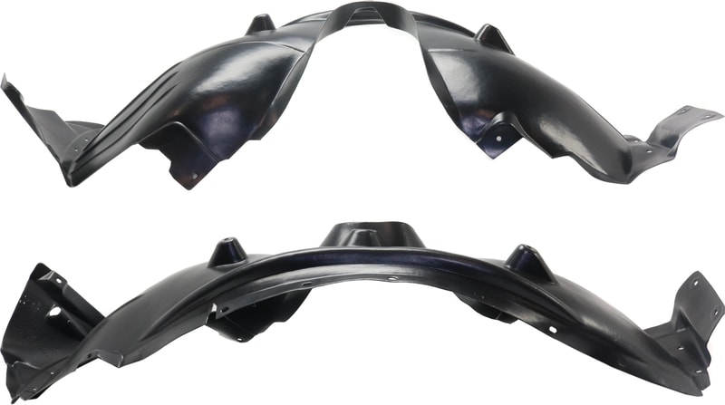 Front Fender Liner Pair/Set for BMW X3 (2007-2010), Right (Passenger) and Left (Driver) Side, Replacement Part