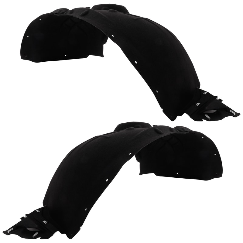 Pair/Set - Front Fender Liner Pair/Set for Buick Envision 2021-2023, Right (Passenger) and Left (Driver), Plastic, Heated Form, Replacement