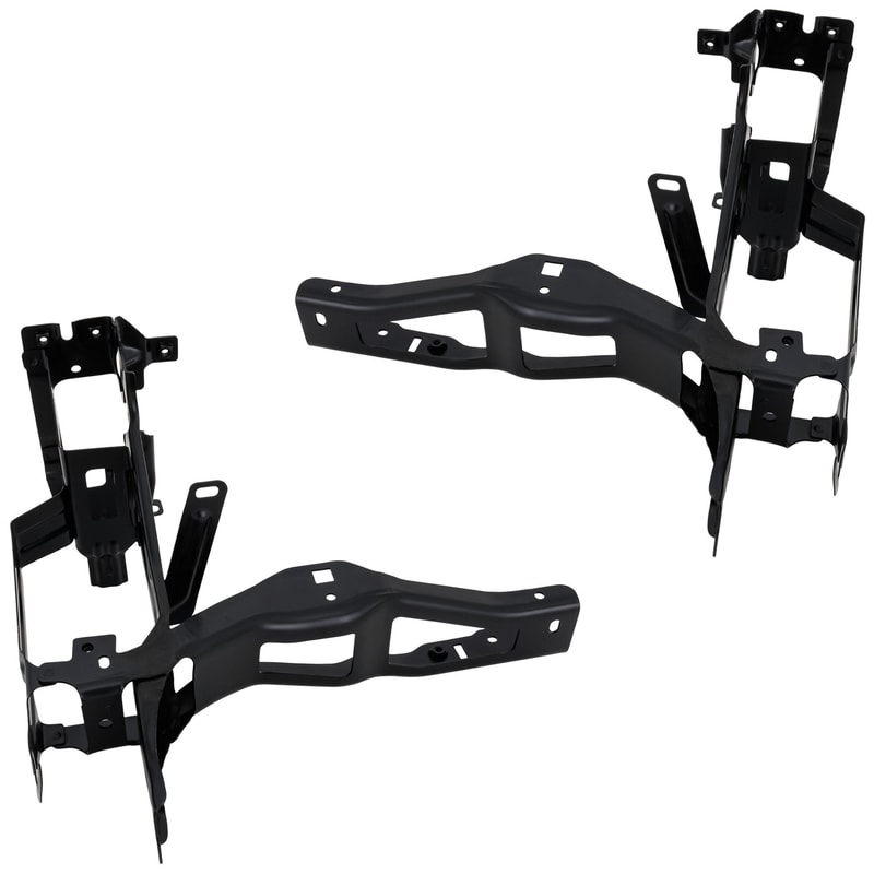 Steel Radiator Support Pair/Set for BMW X3 2018-2023 and X4 2019-2023, Right (Passenger) and Left (Driver), Suitable for 30I/40I Models, Replacement