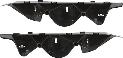 Front Bumper Bracket Pair/Set for Nissan Sentra 2007-2012, Right (Passenger) and Left (Driver) Side Bumper, Plastic Replacement