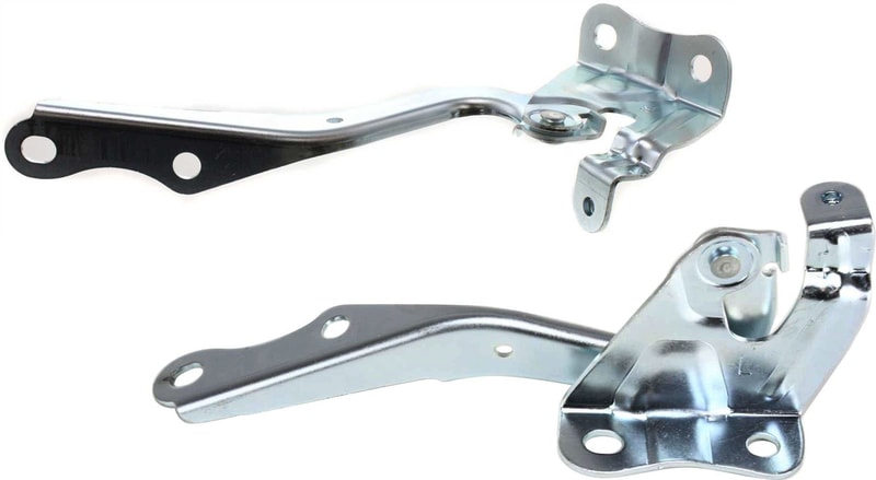Hood Hinge Pair/Set for Toyota Corolla 2009-2013/Matrix 2009-2014, Right (Passenger) and Left (Driver), For Japan/North America Built Vehicle - Replacement
