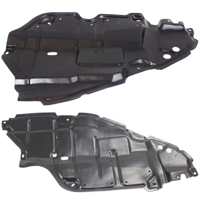 Engine Splash Shield Pair/Set for Toyota Camry 2007-2010, Under Cover, Right (Passenger) and Left (Driver) Replacement