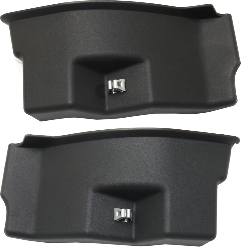 Front Bumper Bracket Pair/Set for Chevrolet Silverado 1500 (2016-2018), 2500 HD/3500 HD (2015-2019), Right (Passenger) and Left (Driver), w/ or w/o Impact Bar Skid Plate, Mounting Guide, Including 2019 1500 LD, Replacement