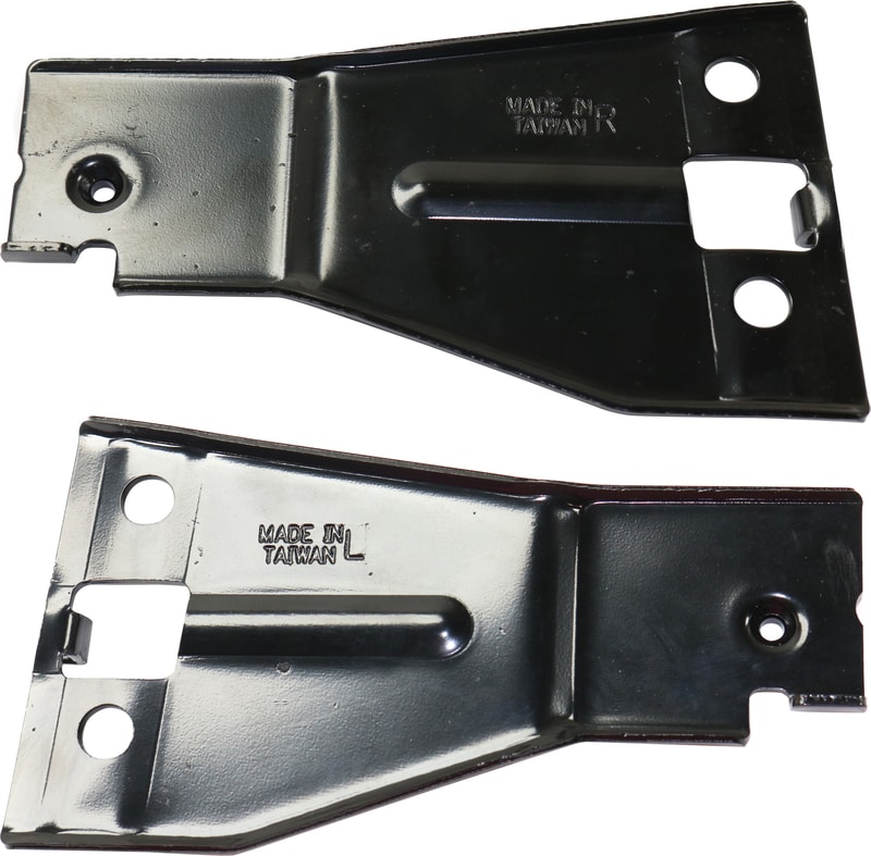 Front Bumper Bracket Pair/Set for 2012-2020 Chevrolet Sonic, Right (Passenger) and Left (Driver) Side, Replacement