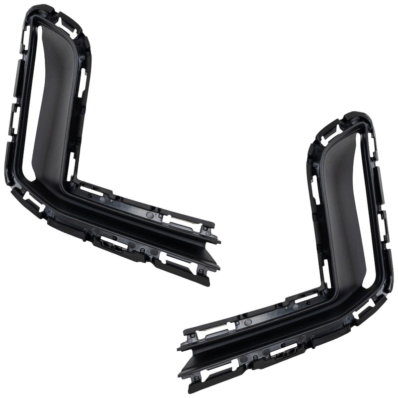 Front Bumper Grille Molding with Grille Trims Pair/Set for 2016-2023 Chevrolet Camaro, Right (Passenger) and Left (Driver) Side Replacement
