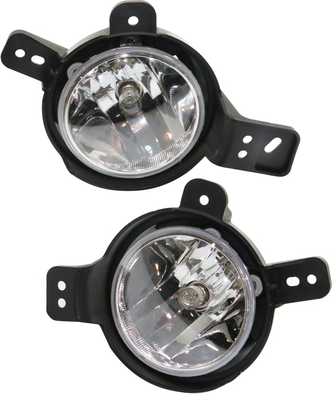 Pair/Set - Front Fog Light Assembly for 2017-2019 Chevrolet Sonic Hatchback/Sedan, Right (Passenger) and Left (Driver), with RS Package, Replacement