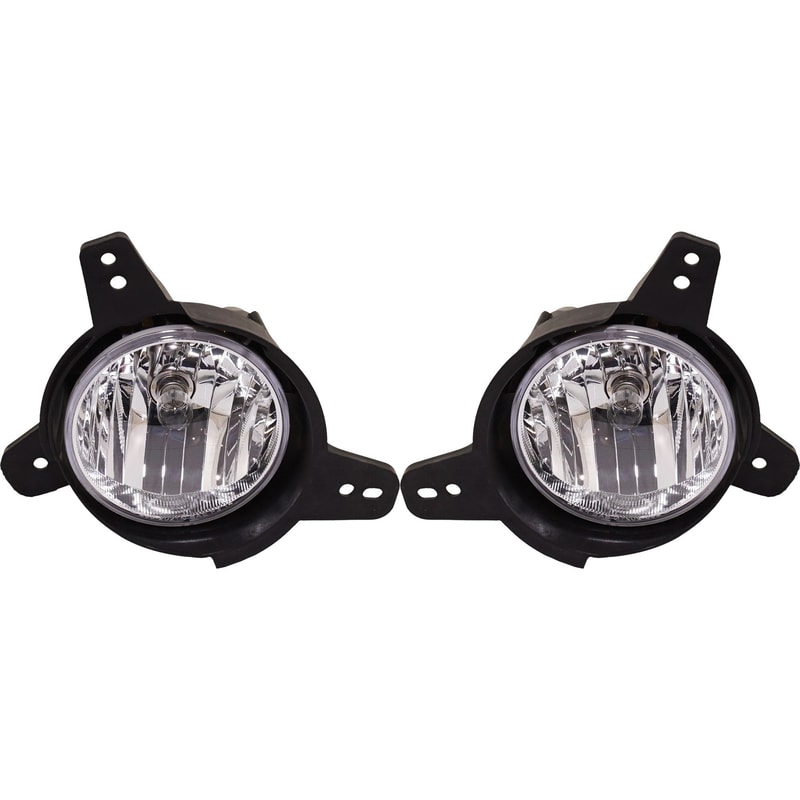 Front Fog Light Assembly for Chevrolet Sonic 2017-2019, Left (Driver) and Right (Passenger), without RS Package, Replacement Pair/Set