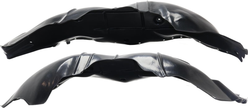 Front Fender Liner Pair/Set of 2 for Chevrolet Silverado 1500 (2016-2018), Silverado 1500 LD (2019-2019), Right (Passenger) and Left (Driver) Replacement